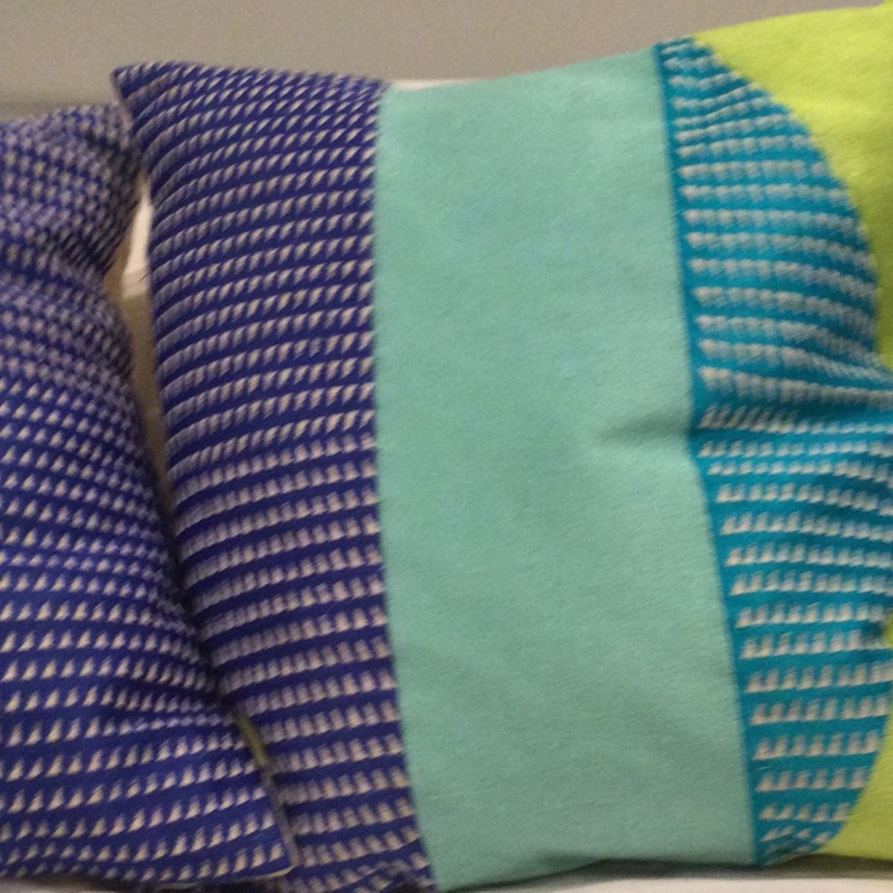 Trina Turk pillow covers, EUC